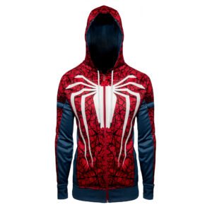 Hoodie Premium Mars Spiderman Blue