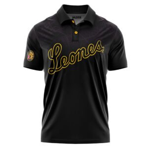 Chemise Premium Mars Leones del Caracas Pique Negra