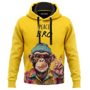 Hoodie Premium Mars Peace Bro Monkey