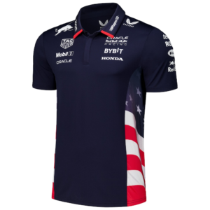 Chemise Castore Navy Red Bull Racing America Race