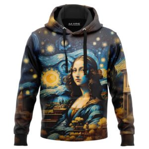 Hoodie Premium Mars Mona Lisa