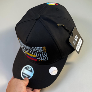 Alternative view of Gorra Campeones del Clásico Mundial de Béisbol 2026 Negra 9 Ajustable