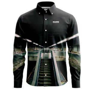 Camisa de Vestir Manga Larga Premium Mars Metro