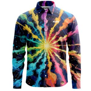 Camisa de Vestir Manga Larga Premium Mars Disco